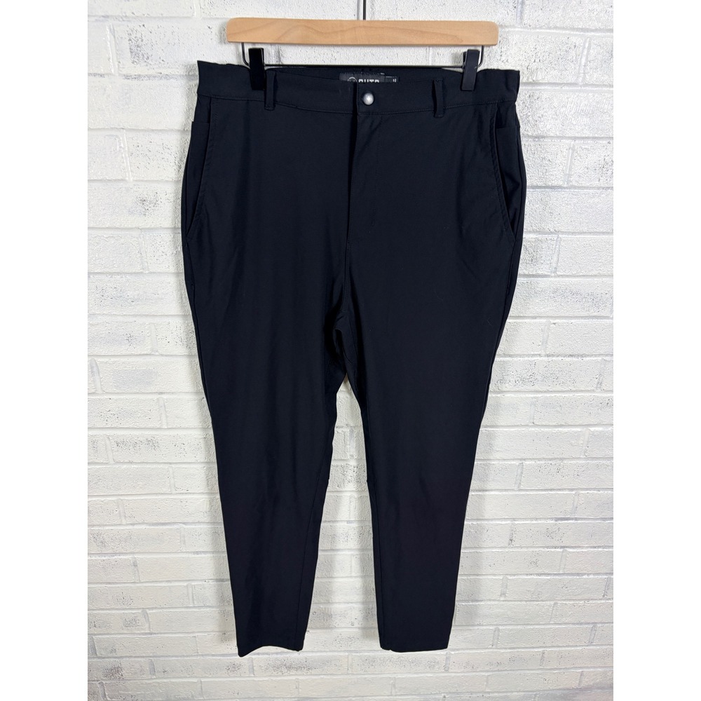 Cuts Clothing AO Pant Mens XL Black Technical Stretch Tapered Chino Trouser